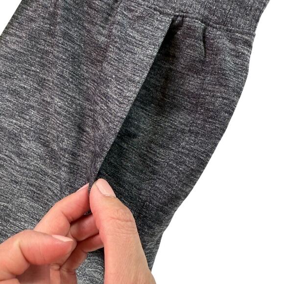 Athleta Venice Joggers Women’s Gray Ribbed Waist Tapered Cuff Lounge Pants Small - Picture 9 of 13